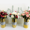 GOLDEN FLOWER VASE