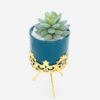 Green Cup Gold Island Faux Plant - GREEN